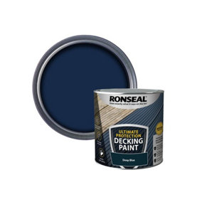 Ronseal 39147 Ultimate Protection Decking Paint Deep Blue 2.5 litre RSLDPDB25L