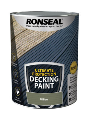 Ronseal 39163 Ultimate Protection Decking Paint Willow 5 litre RSLDPW5L