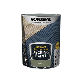 Ronseal 39163 Ultimate Protection Decking Paint Willow 5 litre RSLDPW5L