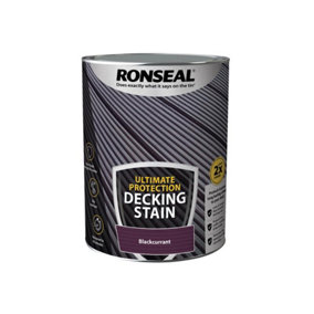 Ronseal 39220 Ultimate Protection Decking Stain Blackcurrant 5 litre RSLNUDSBC5L