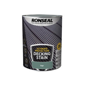 Ronseal 39222 Ultimate Protection Decking Stain Sage 5 litre RSLNUDSS5L