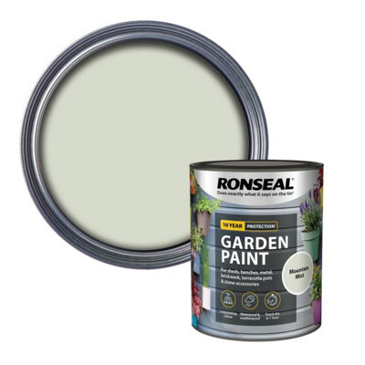 Ronseal 39440 Garden Paint Mountain Mist 750ml RSLGPMM750