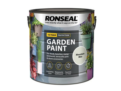 Ronseal 39441 Garden Paint Mountain Mist 2.5 litre RSLGPMM25L