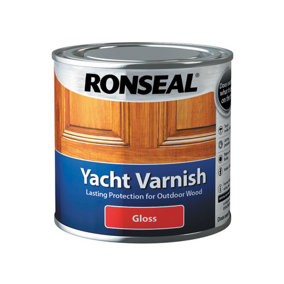 Ronseal Exterior Yacht Varnish Clear Gloss 250ml