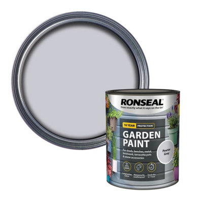 Ronseal - Garden Paint 750ml - Pewter Grey