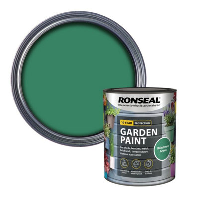 Ronseal - Garden Paint 750ml - Rainforest Green