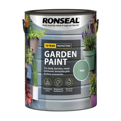 Ronseal Garden Paint Sage 5 Litre
