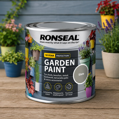 Ronseal Garden Paint Slate 250ml