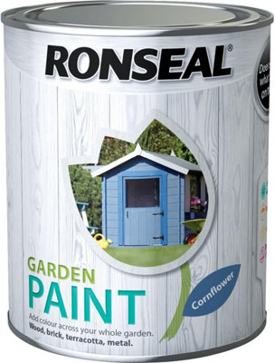 Ronseal General Purpose Garden Paint 250ml - Cornflower