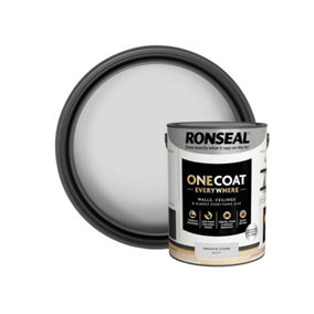 Ronseal KCB.7015103.12704.81 One Coat Everywhere Interior Smooth Stone Matt 5 litre RSLOCESSM5L