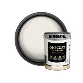 Ronseal KCB.7015103.22204.81 One Coat Everywhere Interior Paint Linen Matt 5 litre RSLOCELM5L