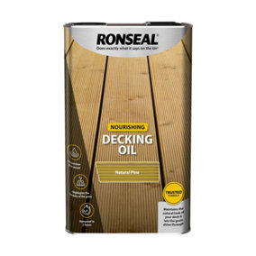 Ronseal Nourishing Decking Oil - 5L - Natural Pine