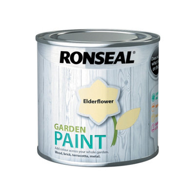 Ronseal Outdoor Garden Paint 250ml Elderflower