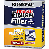 Ronseal Smooth Finish Multi-Purpose Interior Wall Powder Filler 1kg