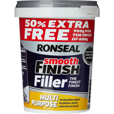 Ronseal Smooth Finish Multi Purpose Ready Mixed Filler 900g Durable ...