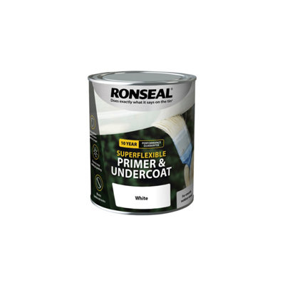 Ronseal Super Flexible Wood Primer and Undercoat 750ml White