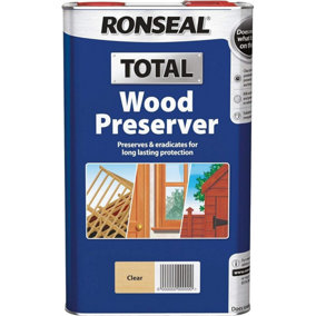Ronseal Total Wood Preserver Clear -5 litre