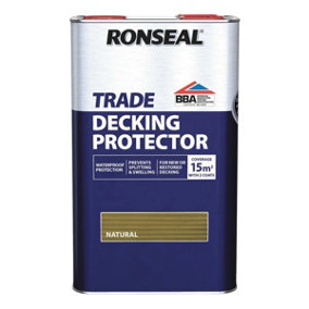 Ronseal Trade Decking Protector - Natural  - 5 Litre