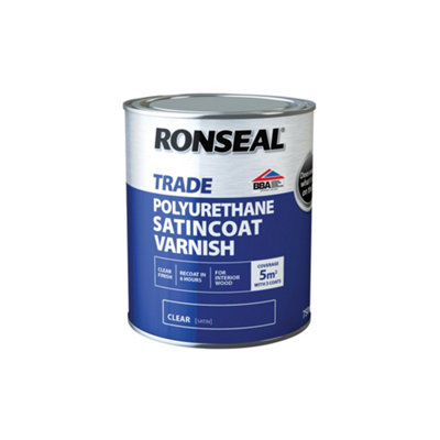 Ronseal Interior Varnish 750ml Satin Clear