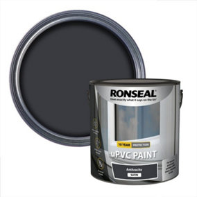 RONSEAL uPVC PAINT ANTHRACITE SATIN 2.5L