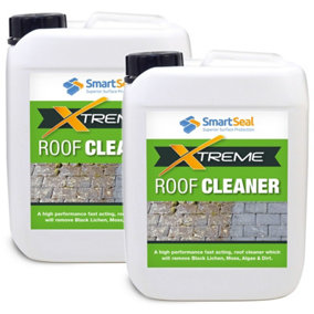 Roof Cleaner Xtreme, Powerful Black Spot Remover, Removes Dirt, Grime and Algae, 2 x 5L
