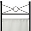 Room divider screen 180x160x2.5cm can be setup with 2, 3 or 4 pieces, 1 element (HxWxD): approx. 180 x 39 x 2.5 cm - white