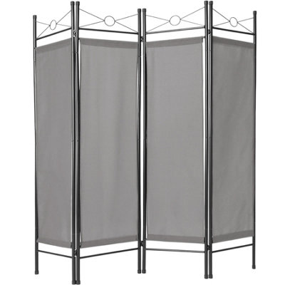 Room Divider Screen - 4-section privacy screen, foldable, 180 x 160 cm ...