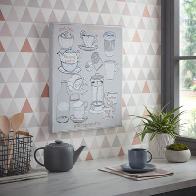 Room For A Brew Printed Canvas Typography Wall Art