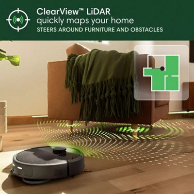 Roomba Plus 405 Combo Robot + AutoWash Dock - Black