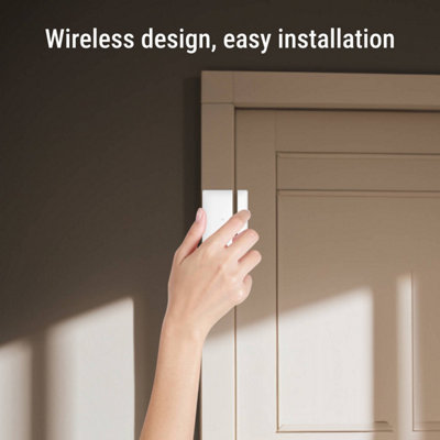 Roombanker AES Door Sensor: Hub Required, Secure Monitoring