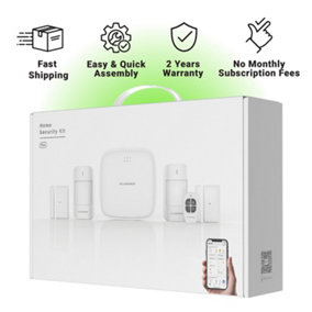 Roombanker Complete Home Security Kit - Pico Hub, PIR Sensors, Door Magnetic Sensors, and Keyfob