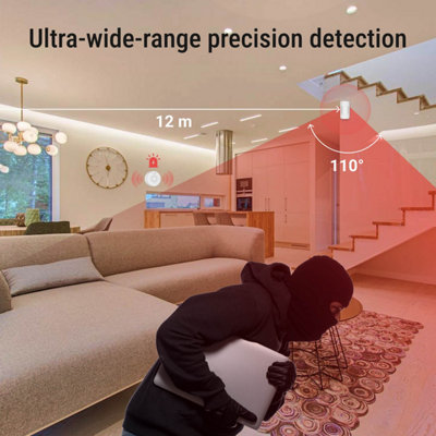 Roombanker Complete Home Security Kit - Pico Hub, PIR Sensors, Door Magnetic Sensors, and Keyfob