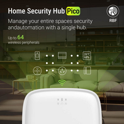Roombanker Pico Home Security Hub - Smart Automation System, Supports 64 Devices