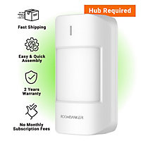Roombanker PIR Motion Sensor - Long-Range Detection with AES Encryption, Requires Roombanker Security Hub