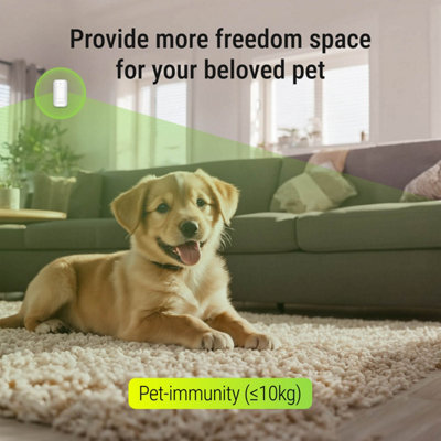 Roombanker PIR Motion Sensor - Long-Range Detection with AES Encryption, Requires Roombanker Security Hub