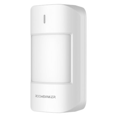 Roombanker PIR Motion Sensor - Long-Range Detection with AES Encryption, Requires Roombanker Security Hub