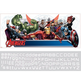 RoomMates Avengers Assemble Personalization Headboard Wall Decals