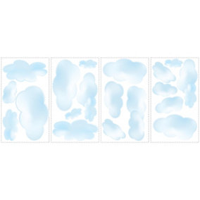 RoomMates Blue Clouds Peel & Stick Wall Decals