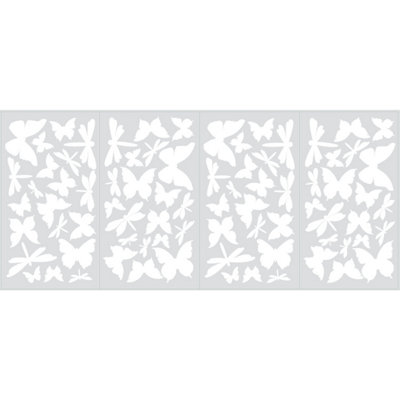 RoomMates Butterflies & Dragonflies Glow In The Dark Peel & Stick Wall Decals