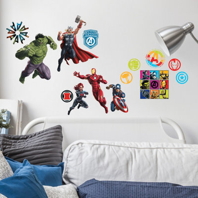 RoomMates Classic Avengers Peel Stick Wall Decals