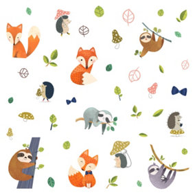 RoomMates Forest Friends Peel & Stick Wall Decals