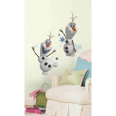 RoomMates Frozen Olaf The Snow Man Peel & Stick Wall Decals