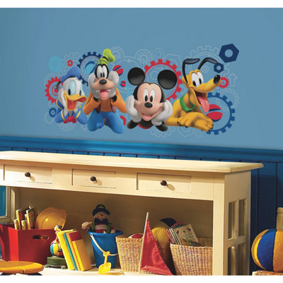 RoomMates Mickey Mouse Clubhouse Capers Giant Peel & Stick Wall Decals