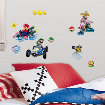 RoomMates Nintendo Mario Kart 8 Peel & Stick Wall Decals