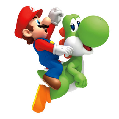 RoomMates Nintendo Yoshi/Mario Giant Peel & Stick Wall Decals