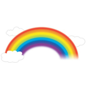 RoomMates Over The Rainbow Giant Peel & Stick Wall Decals