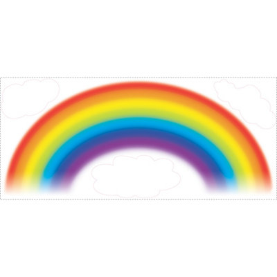 RoomMates Over The Rainbow Giant Peel & Stick Wall Decals