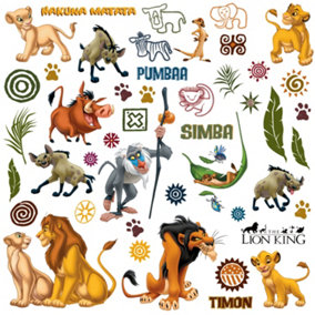RoomMates The Lion King Peel & Stick Wall Decals