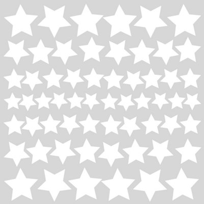 RoomMates White Glow In The Dark Stars Peel & Stick Wall Decals