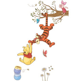 RoomMates Winnie The Pooh Swinging For Honey Giant Peel & Stick Wall Decals